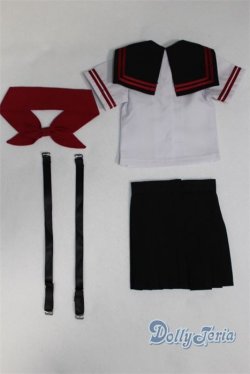 画像2: 【新品】SDGIRL/OF：セーラー服夏服セット U-24-06-25-226-TN-ZU