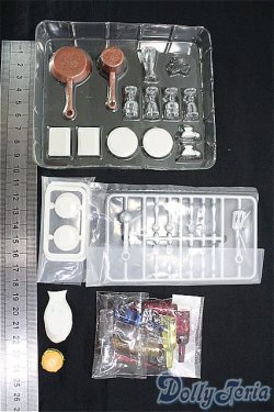 画像2: 1/6、1/12ドール/食器などのセット I-24-08-04-1139-TO-ZI