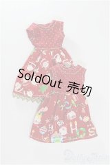 【SALE】リカちゃん/OF：クリスマス柄ワンピース2点セット I-24-08-11-2160-KN-ZI