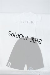 SD13BOY/OF:DOLKプリントTシャツ+ハーフパンツ Y-24-08-07-257-YB-ZY