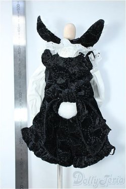 画像2: MDD/OFセット:ブラックベロア ウサギワンピ セット(oa Closet様) Y-24-08-28-234-YB-ZY