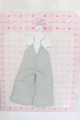 【新品】ネオブライス/OF：deardarling：サロペット【ライトグレー】/ファッションドール　衣装 A-25-01-08-373-NY-ZA