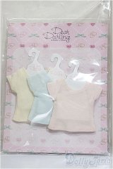 【新品】ネオブライス/OF：deardarling：ベーシックTシャツセット【パステル】/ファッションドール　衣装 A-24-10-23-443-NY-ZA