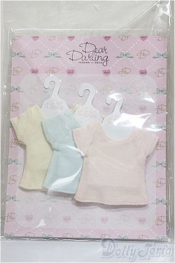 画像1: 【新品】ネオブライス/OF：deardarling：ベーシックTシャツセット【パステル】/ファッションドール　衣装 A-24-10-23-443-NY-ZA