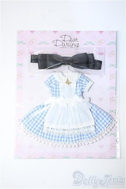 画像1: 【新品】ミディブライス/OF：deardarling：ギンガムアリスセット Y-24-10-16-199-NY-ZY