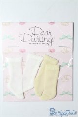 【新品】ネオブライス/OF：deardarling：クルー丈ソックスセット　ホワイト系 A-24-07-24-1071-NY-ZU