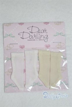 画像1: 【新品】ネオブライス/OF：deardarling：クルー丈ソックスセット　ホワイト系 A-24-08-07-024-NY-ZA