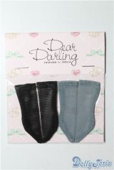 【新品】ネオブライス/OF：deardarling：クルー丈ソックスセット　ブラック系 A-24-07-24-1074-NY-ZU