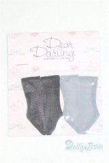 【新品】ネオブライス/OF：deardarling：クルー丈ソックスセット　ブラック系 A-24-08-06-025-NY-ZA