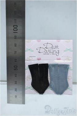 画像2: 【新品】ネオブライス/OF：deardarling：クルー丈ソックスセット　ブラック系 Y-24-07-03-026-YD-ZY