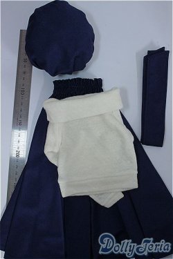 画像1: DD/OF:紺色スカート・帽子　ニット A-24-06-26-1096-NY-ZU