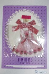 ネオブライス/OF:PINK HOUSE CHELSEA フランス製レース使いフラワーチュールワンピース A-24-08-28-095-NY-ZA