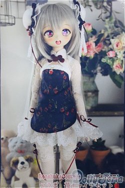 画像1: DD/OF:苺チャイナ　RonshukaCouture様×snow's room様製 A-24-09-18-369-NY-ZA