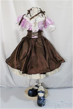 画像1: DDｄｙ/OF：呂蒙子明ゴスロリドレスセット/1/3　60ｃｍ　BJD　MJD　衣装　ドール用 A-24-10-30-225-NY-ZA