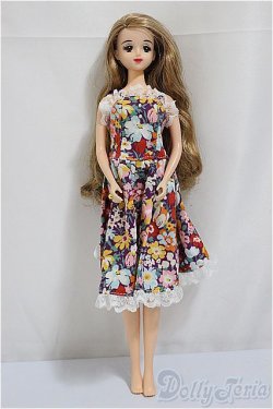 画像2: ジェニー/本体＆花がらワンピース/BJD　球体関節人形 A-25-01-08-235-KD-ZA