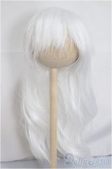 8-9inch/ウィッグ　DreamWig　DDW-02Dみるくホワイト/インチ　BJD　MJD　ドール用 A-25-01-15-236-NY-ZA