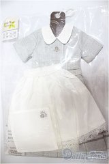 SDM＆MSD/OF:灰ばら女学院　初等科夏制服・ミニ/1/4　40ｃｍ　BJD　MJD　衣装　ドール用 A-25-02-12-390-NY-ZA