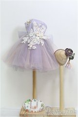 SDGr/OF ドレスセット Flora violet(MK様)フローラ バイオレット カチューシャ+チョーカー+ドレス+バックリボン I-24-06-16-1118-YB-ZI