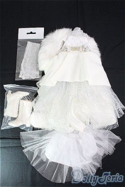 画像1: 40cmドール/OF Snow Queen special dress set 〔Silver ver.〕 I-24-07-21-1094-TO-ZI