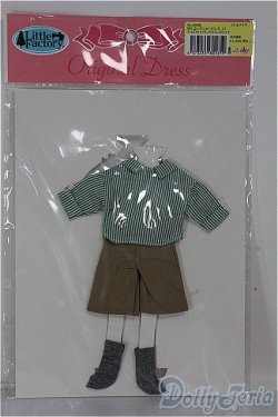 画像1: リカちゃん/IESコレクション-12 キュロットパンツドレスセット(リトルファクトリー)No.0498L I-24-08-25-1106-YB-ZI