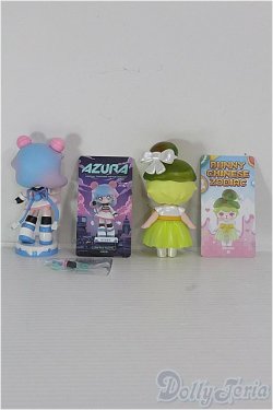 画像2: POPMART/バラ2体セット AZURA Little Bear Reporter+BUNNY Snake本体+カードのみ I-24-08-25-1127-YB-ZI