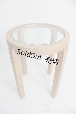 画像1: SD/椅子:Chair 硝子(dolFun!様)ガラス チェア 丸いす I-24-09-15-1130-YB-ZI