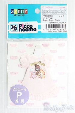 画像1: azone/OF：1/12ピコP Sugar Sugar Party Tシャツワンピース I-24-12-22-1104-TO-ZI