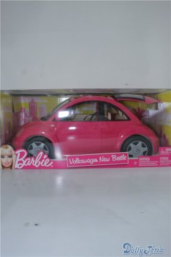 画像1: Barbie/Volkswagen Beetle and Doll Set by Mattel A-24-07-03-1145-TN-ZU