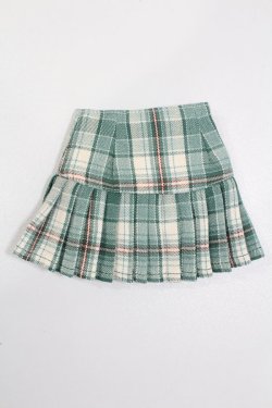 画像1: MSD/OF:Checked Tennis Skirt:DK Craftshop製 S-24-05-26-030-GN-ZS