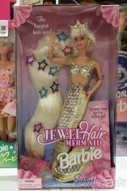 画像2: 【新宿マルイアネックス店 店頭販売商品】マテルバービー/Barbie Jewel Hair Mermaid Doll 2100150000005551-ZM