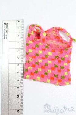 画像2: マテルバービー/OF:1968 Barbie Swimsuit Top#1160 Twist N Turn Pink Green Knit S-25-02-23-084-GN-ZS