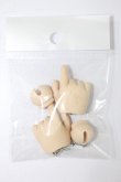 画像1: Myoudoll/1/4用ハンドパーツ(コーヒースキン) S-24-09-08-393-GN-ZS (1)