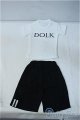 画像: SD13BOY/OF:DOLKプリントTシャツ+ハーフパンツ Y-24-08-07-257-YB-ZY