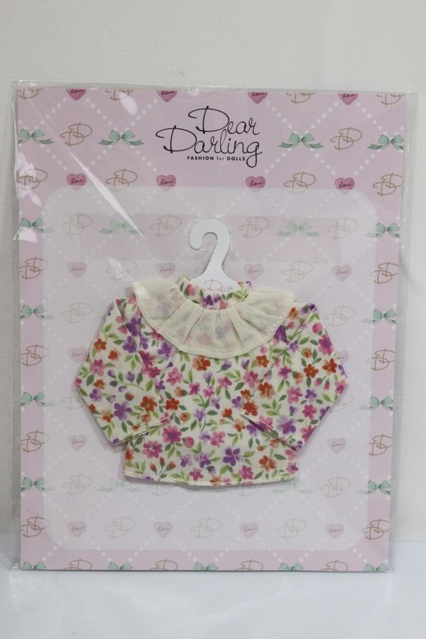 画像1: 【新品】ネオブライス/OF：deardarling：ハイネックブラウス【ピンクF】/ファッションドール　衣装 A-24-10-23-435-NY-ZA (1)