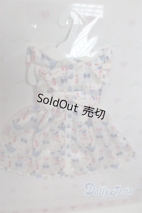 画像2: 【新品】ネオブライス/OF：deardarling：アリスプリントシャツワンピース A-24-07-10-081-NY-ZA (2)