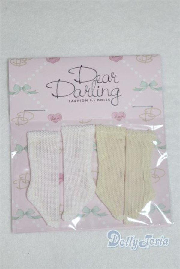 画像1: 【新品】ネオブライス/OF：deardarling：クルー丈ソックスセット　ホワイト系 A-24-08-07-024-NY-ZA (1)