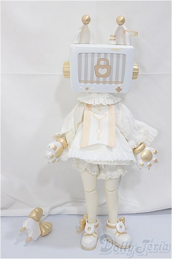 画像2: Uf doll/CATTVチャンネル　小白/1/4　40ｃｍ　BJD　MJD　衣装　ドール用 A-24-11-20-378-KD-ZA (2)