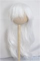 画像: 8-9inch/ウィッグ　DreamWig　DDW-02Dみるくホワイト/インチ　BJD　MJD　ドール用 A-25-01-15-236-NY-ZA