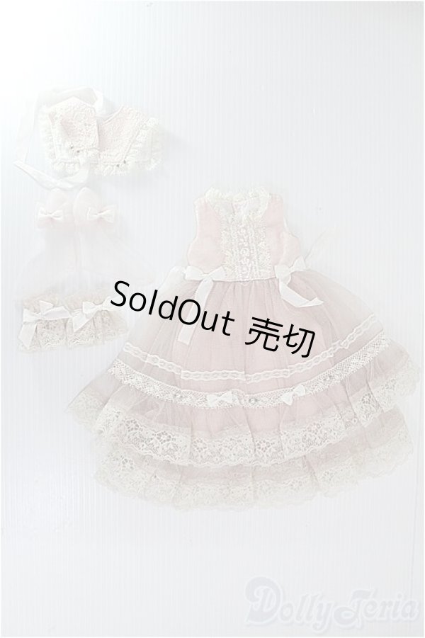 画像1: 【SALE】MSD MDD/OFセット レーシーチュールドレス ローズ(ボークス) I-24-08-18-3103-YB-ZI (1)