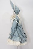 画像2: MSD/OF:Frill bonnet dress set(Indi blue):Nine9 Style製 S-24-06-16-257-GN-ZS (2)