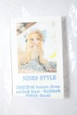 画像8: MSD/OF:Frill bonnet dress set(Indi blue):Nine9 Style製 S-24-06-16-257-GN-ZS (8)