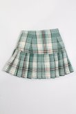 画像1: MSD/OF:Checked Tennis Skirt:DK Craftshop製 S-24-11-10-249-GN-ZS (1)