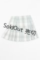 画像: MSD/OF:Checked Tennis Skirt:DK Craftshop製 S-24-11-10-249-GN-ZS