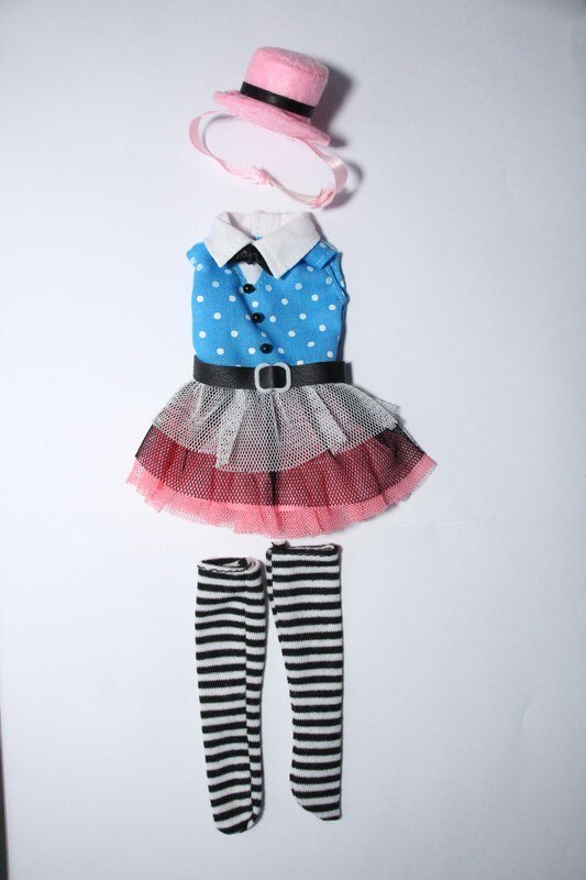 リカちゃん リトルファクトリー製衣装セット（ネコカブリ） S-24-03-24-224-KD-ZS - 人形