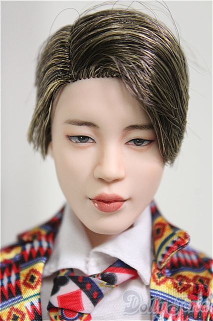 MATTEL/1/6 BTS ジミン JIMIN ヘッドリペイントカスタム(357 Partment Creative LAB様)Repainting  マテル I-24-07-07-1080-YB-ZI - ドーリーテリア